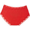 Women's Soft Silk Brief, Fiery Red - Underwear - 3