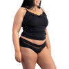 Women's Happy Seam Camisole, Tap Shoe Black - Underwear - 5