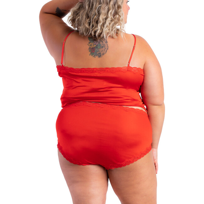 Women's Soft Silk Brief, Fiery Red - Underwear - 6