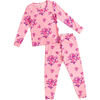 Sweet Floral Pajamas, Pink - Pajamas - 1 - thumbnail