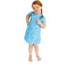 Robots Short Sleeve Dress, Blue - Dresses - 3