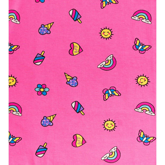Charmed Short Sleeve Dress, Pink - Dresses - 2