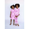Sweet Floral Pajamas, Pink - Pajamas - 4