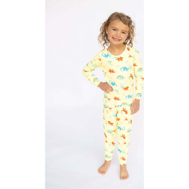 Dinos Pajamas, Yellow - Pajamas - 4