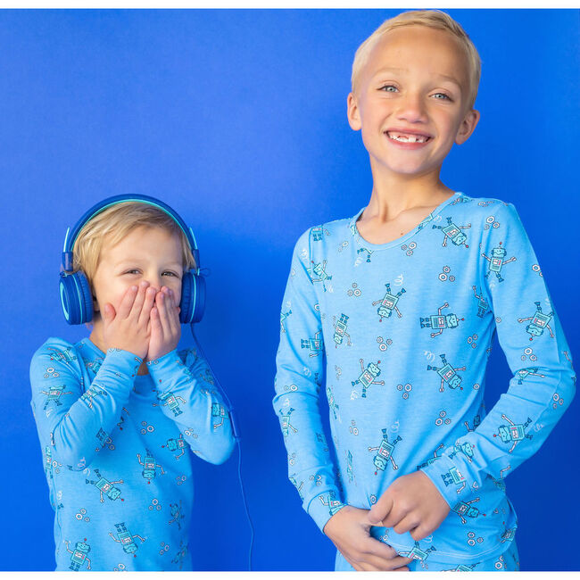 Robots Pajamas, Blue - Pajamas - 5