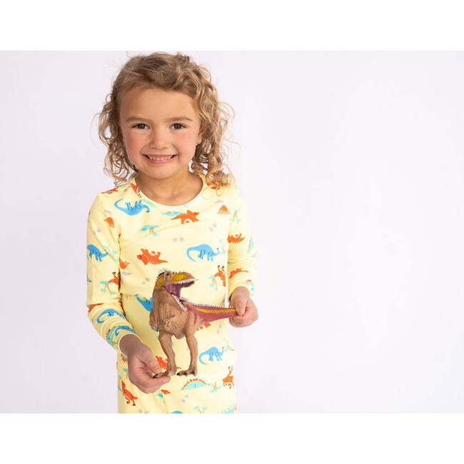 Dinos Pajamas, Yellow - Pajamas - 6
