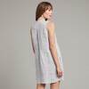 Women's Isha Dress, Blue Mini Stripe - Dresses - 3