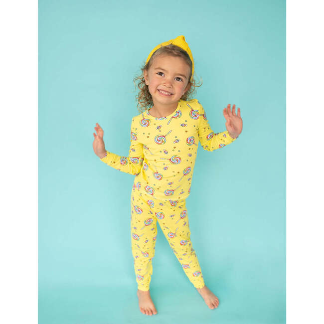 Rainbow Pops Pajamas, Yellow - Pajamas - 5