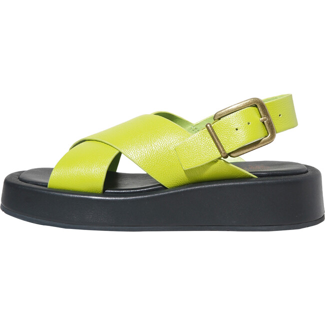 Women's Molly Pale Lime Pebbled