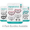 Flexy Active Pacifier, Teal & Grey 4pk Count - Pacifiers - 5 - thumbnail