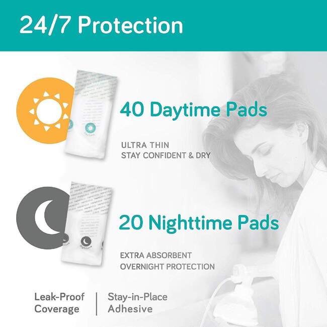 Day & Night Nursing Pads Count, White - Nursing Covers - 7