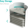 Breast Milk Storage Bag Refills Count, Clear - Food Storage - 6