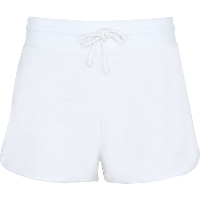 Women's Terry Cloth Short, White