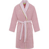 Women's Azulejos Collar Pink Bathrobe - Robes - 1 - thumbnail