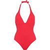 Women's Sumba One Piece, Red Azulejos - One Pieces - 1 - thumbnail