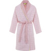 Women's Azulejos Bathrobe, Pink - Robes - 1 - thumbnail