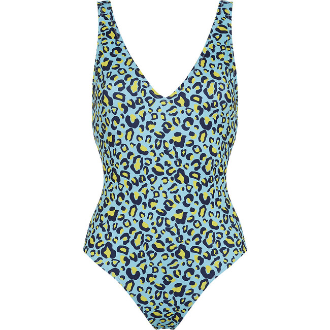 Women's Borneo One Piece, Tropical Leopard