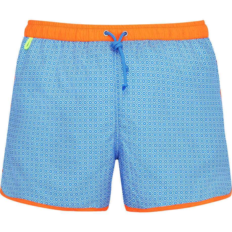 Men's Komodo Swim Trunk,, Sky Blue Azulejos - Swim Trunks - 1
