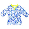Long Sleeves Rash Guard, Toile De Jouy Balinaise Inspiration - Rash Guards - 1 - thumbnail