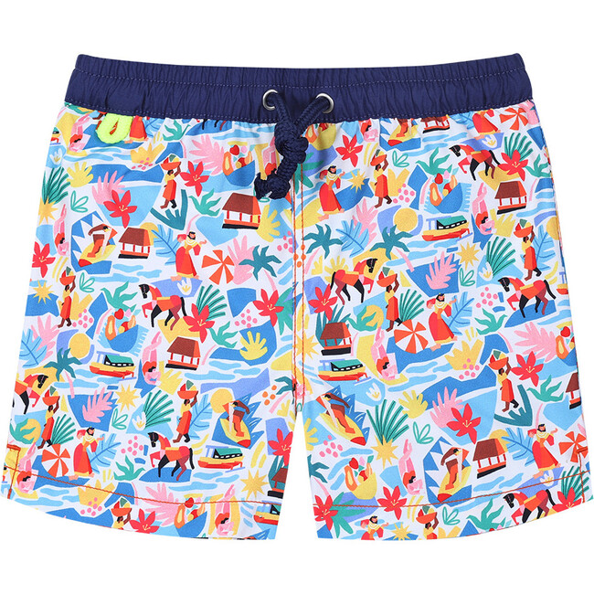 Boys Meno Swim Trunk, Surf With Claire Prouvost