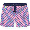 Boys Meno Swim Trunk, Pink Sensu - Swim Trunks - 1 - thumbnail