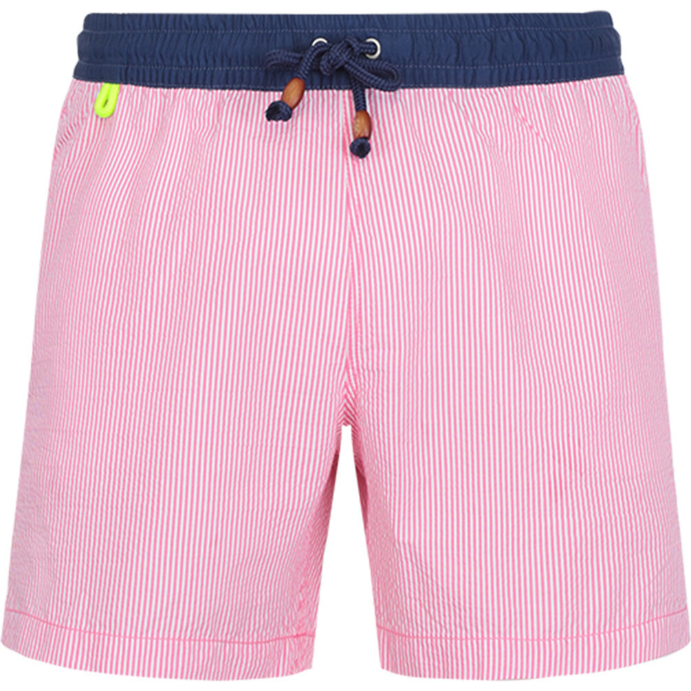 Men's Trawangan Swim Trunk, Sweet Seersucker - Swim Trunks - 1