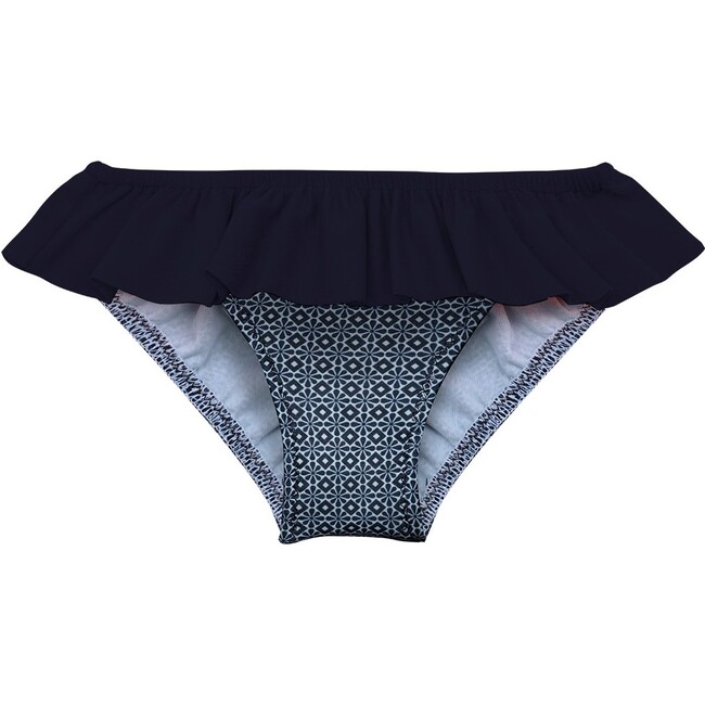 Girls Octavie Swimming Panty, Navy Azulejos - Two Pieces - 1