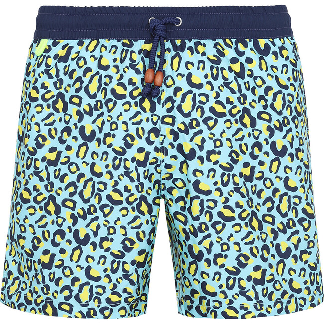 Men's Trawangan Swim Trunk, Tropical Leopard