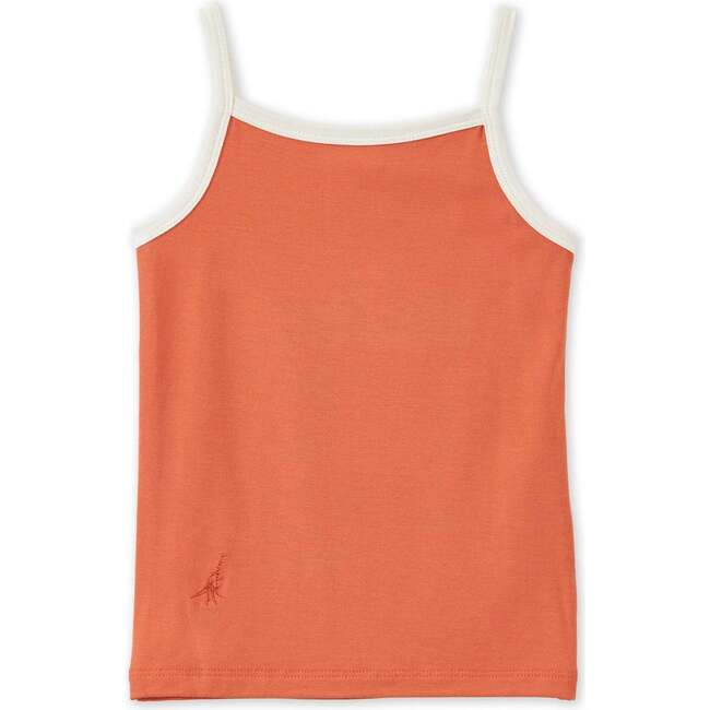 ECOVERO Thin Strap Tank Top, Vintage Coral - Tees - 1