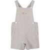 Little Alfie Bib Shorts, Oatmeal / Augustus - Rompers - 1 - thumbnail