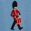 Drumming Guardsman Sweater, Mid Blue - Sweaters - 4