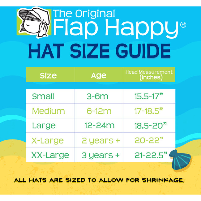 UPF 50 Original Flap Hat, Sharky