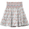 Floral Pixie Skirt, Grey - Skirts - 2