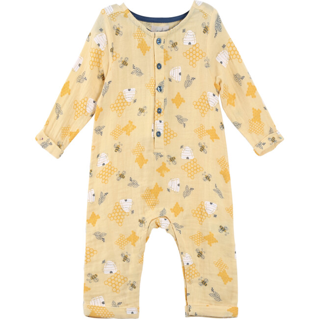 Bee Hive Coverall, Yellow