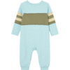 Retro Colorblocked Coverall, Blue - Rompers - 2