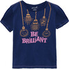Be Brilliant Tee, Blue - T-Shirts - 1 - thumbnail