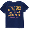 Be Brilliant Tee, Blue - T-Shirts - 2