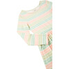Stripe Long Sleeve Dress, Multi - Dresses - 3