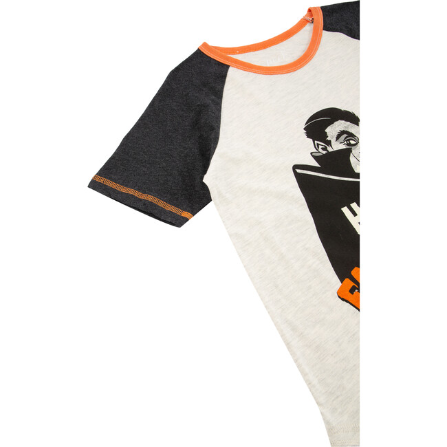 Fang-tastic Vampire Tee, Grey - T-Shirts - 3