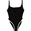 Women's Ocean Isle One Piece, Black - One Pieces - 1 - thumbnail