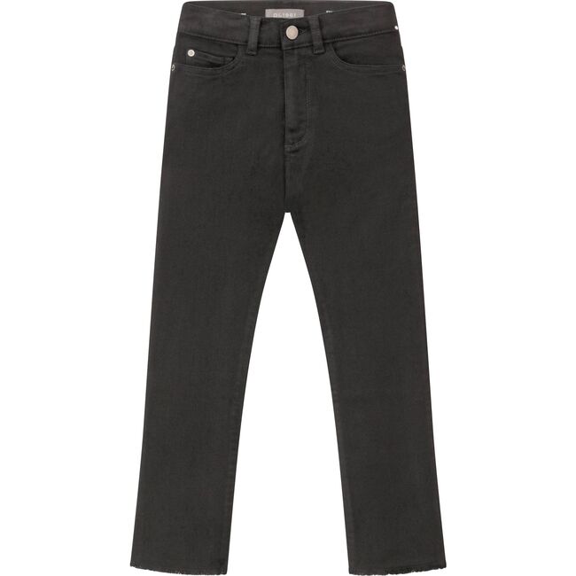 Toddler Emie Jeans, Black Peached Raw