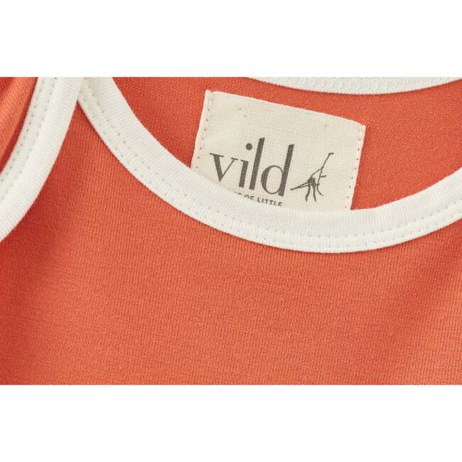 ECOVERO™ Bodysuit, Vintage Coral - Bodysuits - 3