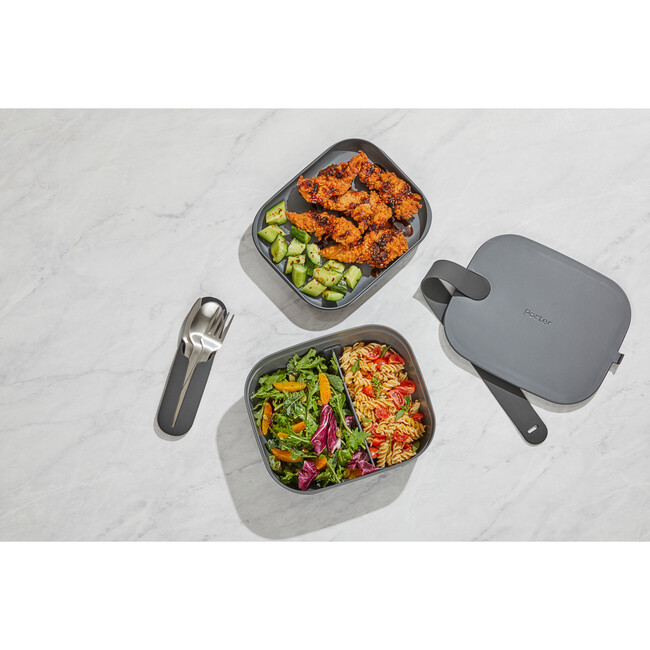 Porter Lunch Box, Charcoal - Tabletop - 3