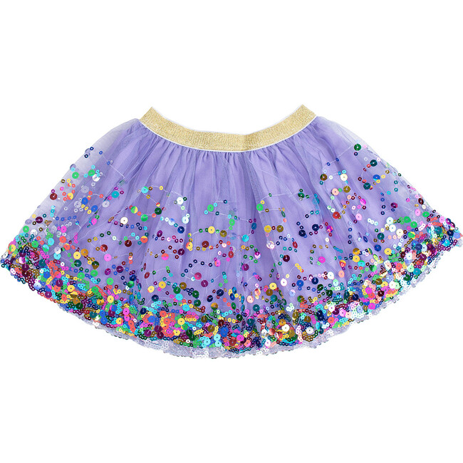 Lavender Confetti Tutu, Purple - Skirts - 1