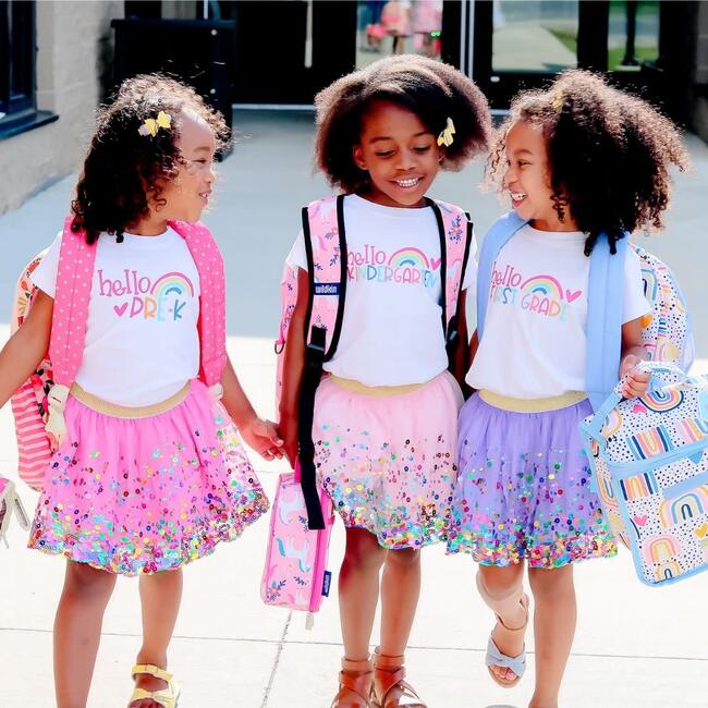 Hello First Grade Short Sleeve T-Shirt, White - T-Shirts - 4