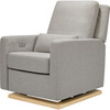 Sigi Glider Recliner with Electronic Control and USB, Grey - Nursery Chairs - 1 - thumbnail