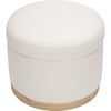 Naka Storage Ottoman, Cream - Ottomans - 1 - thumbnail