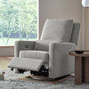 Sigi Glider Recliner with Electronic Control and USB, Grey - Nursery Chairs - 2 - thumbnail