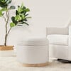 Naka Storage Ottoman, Cream - Ottomans - 2