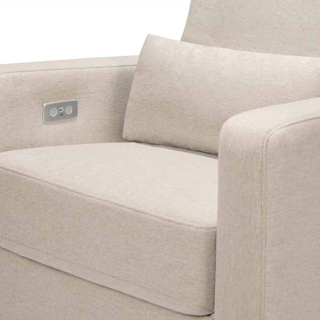 Sigi Glider Recliner with Electronic Control and USB, Beige